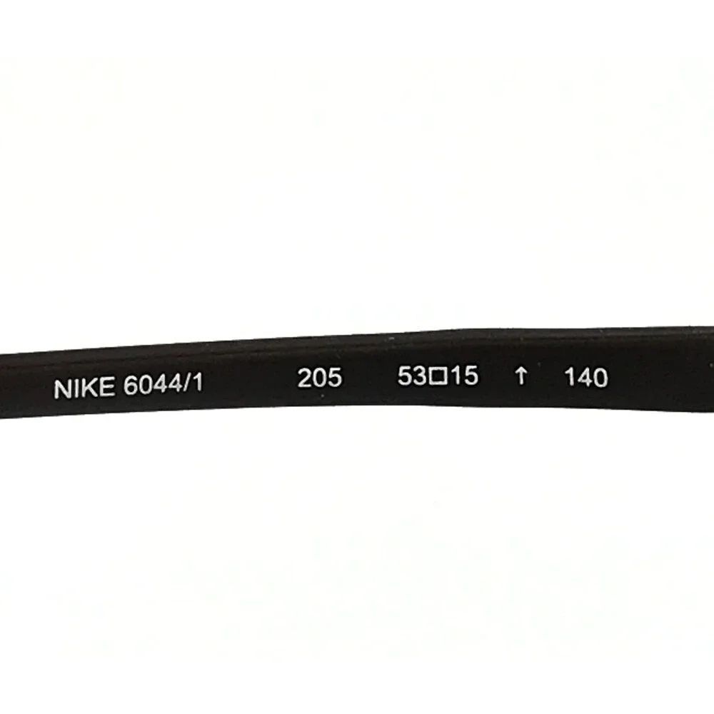 Nike Eyeglasses Frames 6044/1 205 Dark Cinder Rectangle Titanium 53-15-140